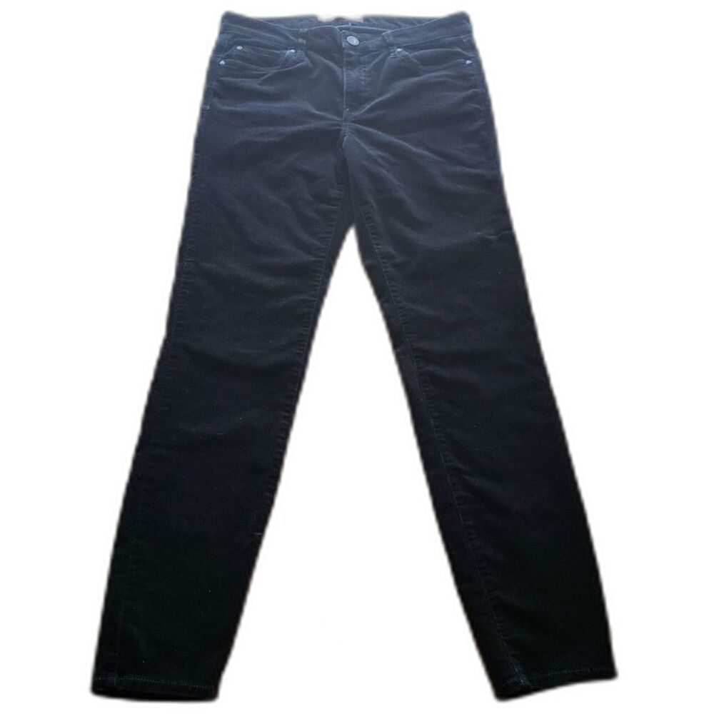KUT from the Koth - Diana - Black Corduroy Pants - Fab AB Skinny - Women Size 10 - Picture 2 of 8